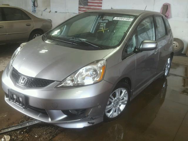 JHMGE88479S060881 - 2009 HONDA FIT SPORT SILVER photo 2