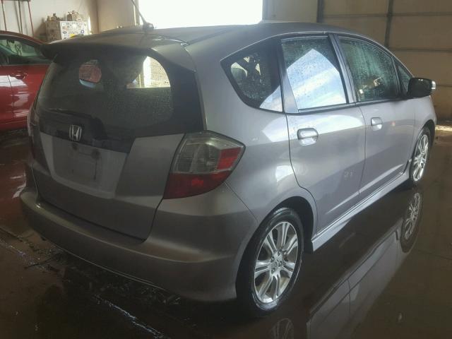 JHMGE88479S060881 - 2009 HONDA FIT SPORT SILVER photo 4