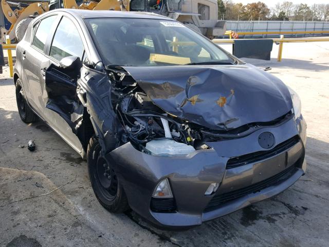 JTDKDTB33D1058352 - 2013 TOYOTA PRIUS C GRAY photo 1