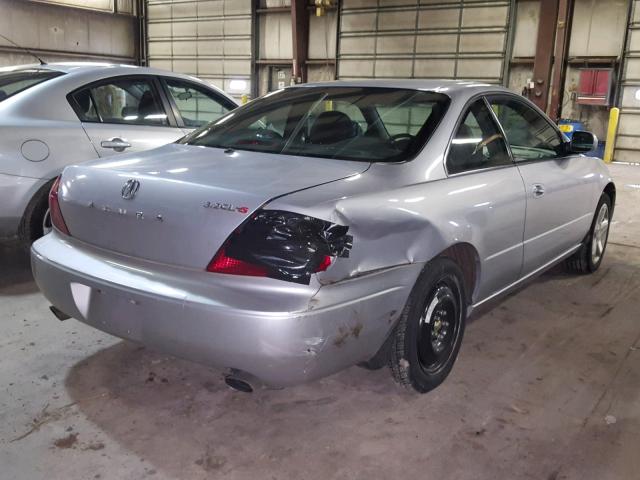 19UYA42631A016845 - 2001 ACURA 3.2CL TYPE SILVER photo 4