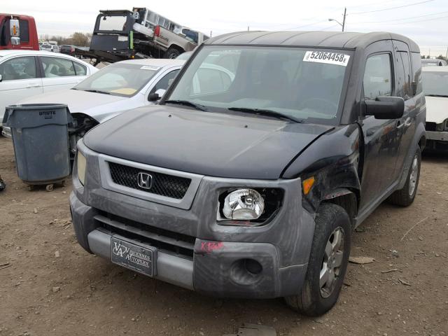 5J6YH28554L008231 - 2004 HONDA ELEMENT EX BLACK photo 2