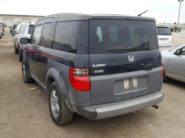 5J6YH28554L008231 - 2004 HONDA ELEMENT EX BLACK photo 3