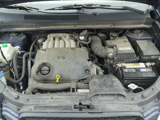 KNAFG526987184066 - 2008 KIA RONDO LX BLUE photo 7