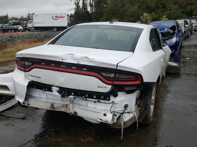 2C3CDXBGXJH206514 - 2018 DODGE CHARGER SX WHITE photo 4