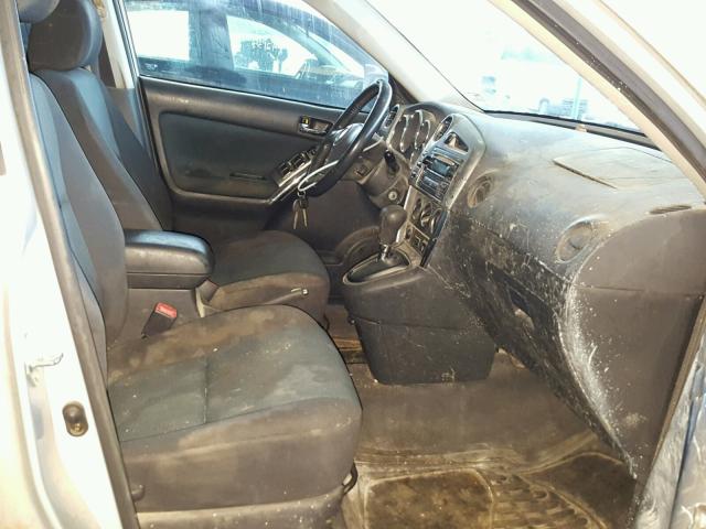 2T1KR32E45C338555 - 2005 TOYOTA COROLLA MA SILVER photo 5