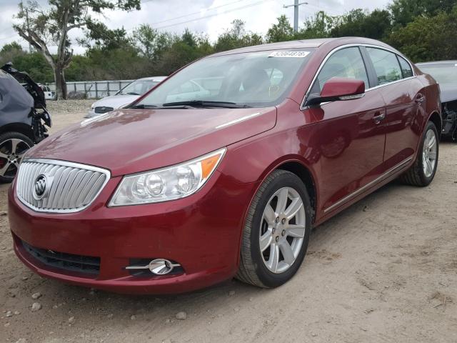 1G4GC5EG2AF242050 - 2010 BUICK LACROSSE C BURGUNDY photo 2