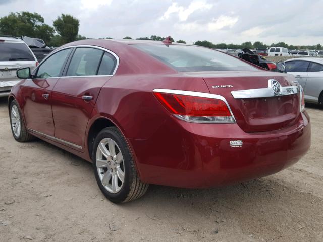 1G4GC5EG2AF242050 - 2010 BUICK LACROSSE C BURGUNDY photo 3