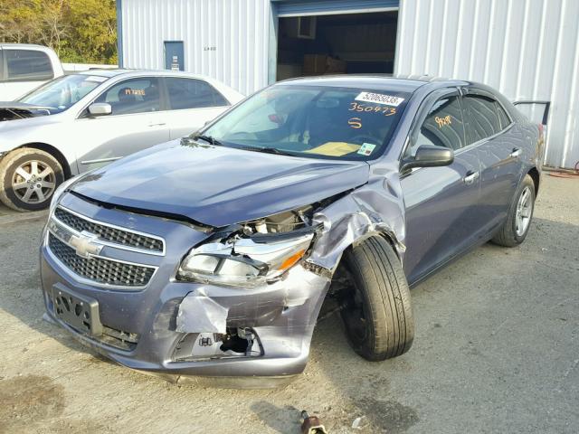 1G11B5SA8DF350473 - 2013 CHEVROLET MALIBU LS BLUE photo 2