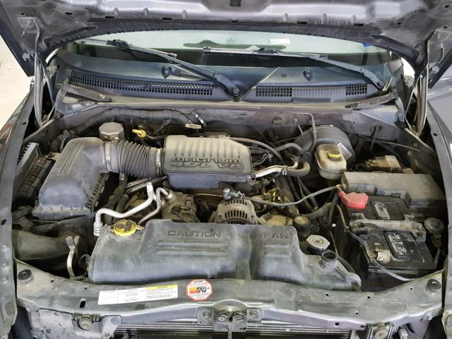 1D7HG38N64S585053 - 2004 DODGE DAKOTA QUA GRAY photo 7