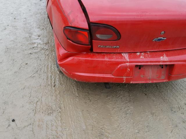 1G1JC524727289437 - 2002 CHEVROLET CAVALIER B RED photo 9