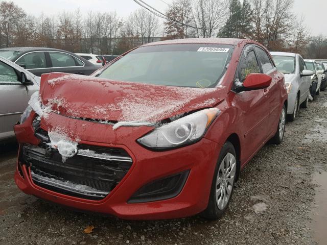 KMHD35LH9GU326028 - 2016 HYUNDAI ELANTRA GT RED photo 2