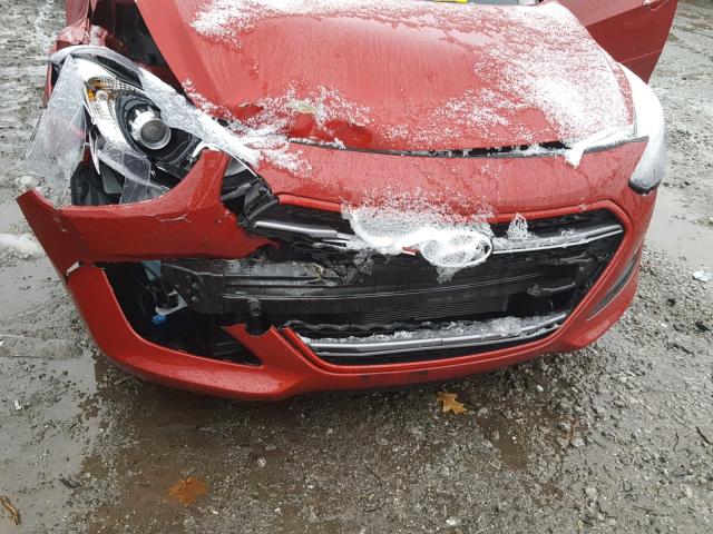 KMHD35LH9GU326028 - 2016 HYUNDAI ELANTRA GT RED photo 7