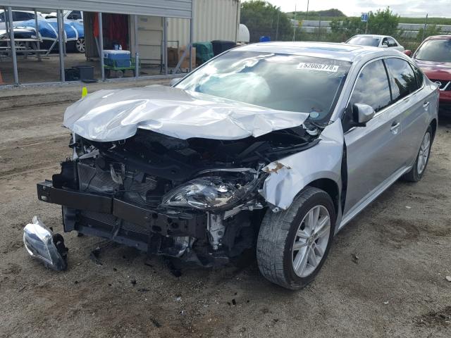 4T1BK1EB5FU181015 - 2015 TOYOTA AVALON XLE SILVER photo 2