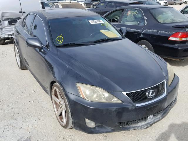 JTHBK262575037578 - 2007 LEXUS IS 250 CHARCOAL photo 1