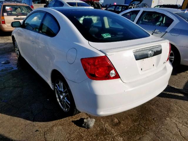 JTKDE177060139848 - 2006 TOYOTA SCION TC თეთრი ფოტო 3