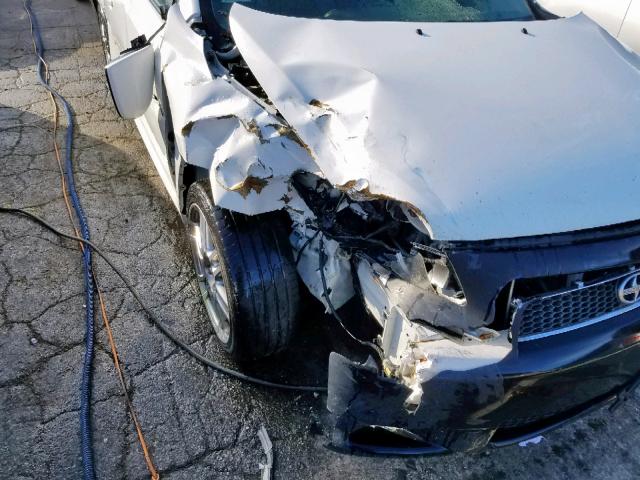 JTKDE177060139848 - 2006 TOYOTA SCION TC თეთრი ფოტო 9