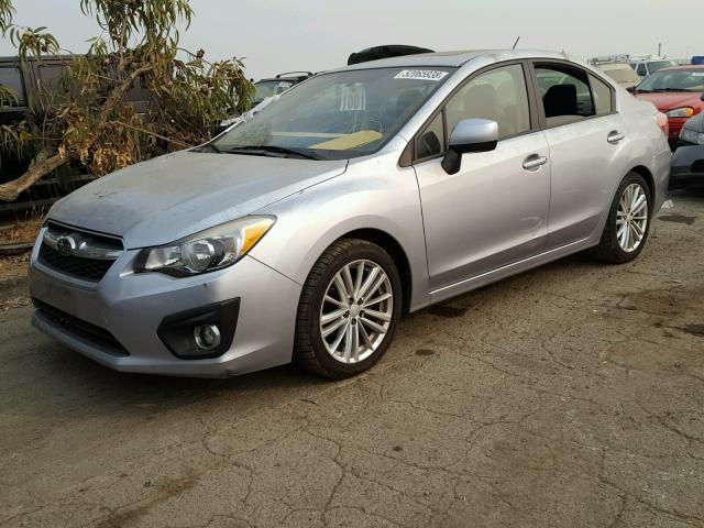 JF1GJAH6XDH019033 - 2013 SUBARU IMPREZA LI GRAY photo 2