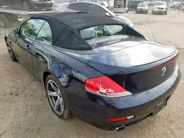 WBAEK13496CN78297 - 2006 BMW 650 I BLUE photo 3