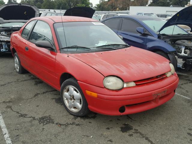 1P3ES22C0TD515208 - 1996 PLYMOUTH NEON RED photo 1