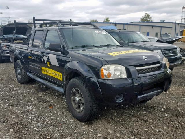 1N6ED29Y34C423266 - 2004 NISSAN FRONTIER C BLACK photo 1