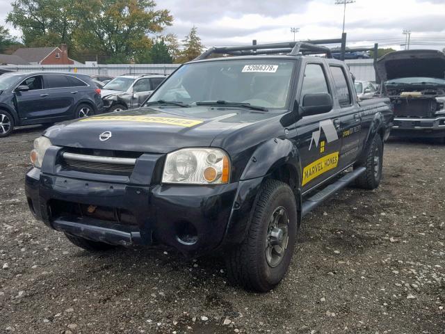 1N6ED29Y34C423266 - 2004 NISSAN FRONTIER C BLACK photo 2