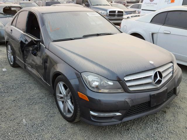 WDDGF4HB9DR271608 - 2013 MERCEDES-BENZ C 250 GRAY photo 1