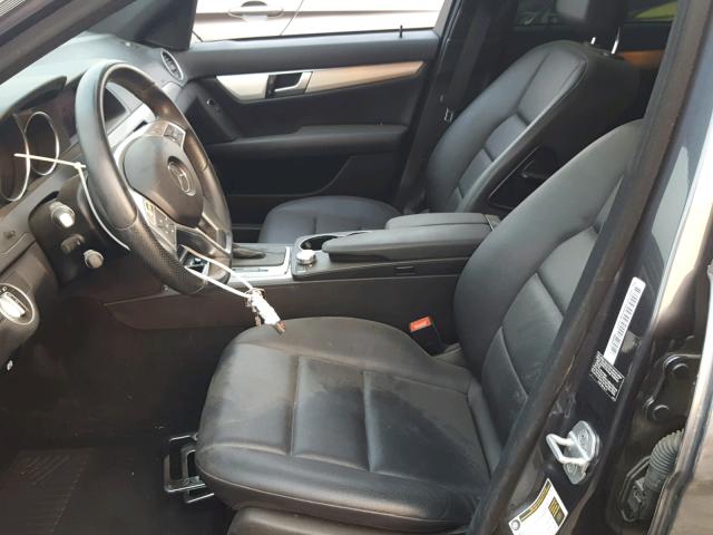 WDDGF4HB9DR271608 - 2013 MERCEDES-BENZ C 250 GRAY photo 5