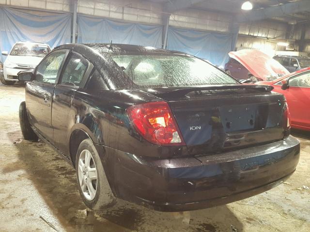 1G8AN15F87Z117785 - 2007 SATURN ION LEVEL BLACK photo 3