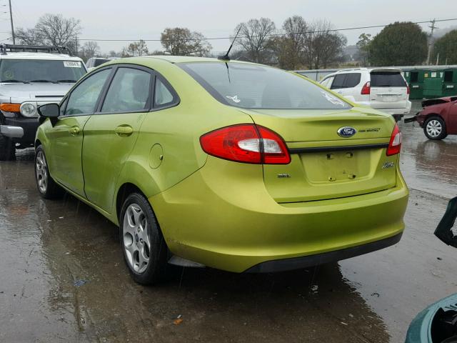 3FADP4CJ1BM131453 - 2011 FORD FIESTA SEL GREEN photo 3