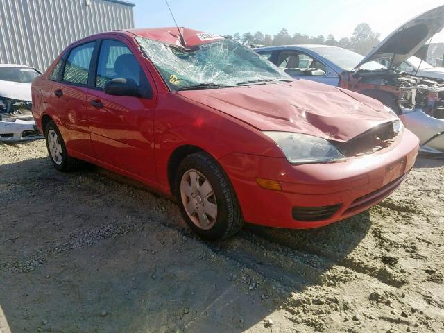 1FAFP34N06W232316 - 2006 FORD FOCUS ZX4 RED photo 1