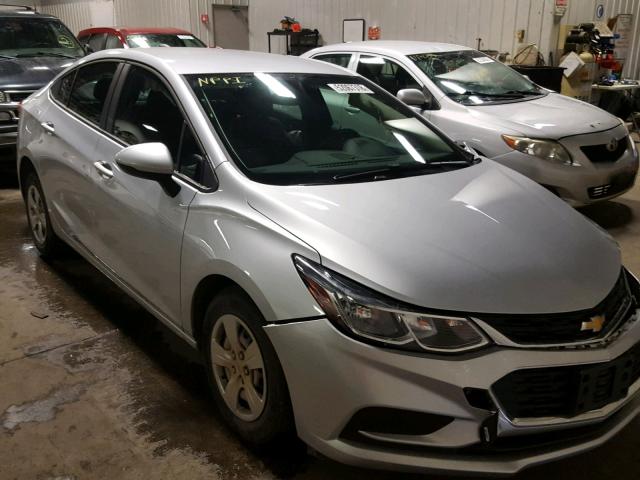 1G1BC5SM0J7198576 - 2018 CHEVROLET CRUZE LS SILVER photo 1