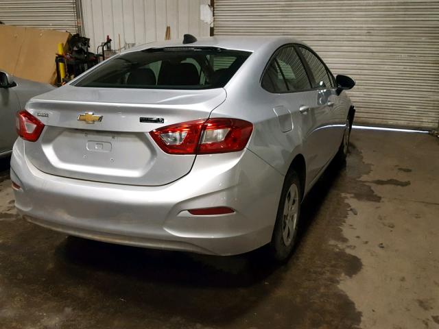 1G1BC5SM0J7198576 - 2018 CHEVROLET CRUZE LS SILVER photo 4