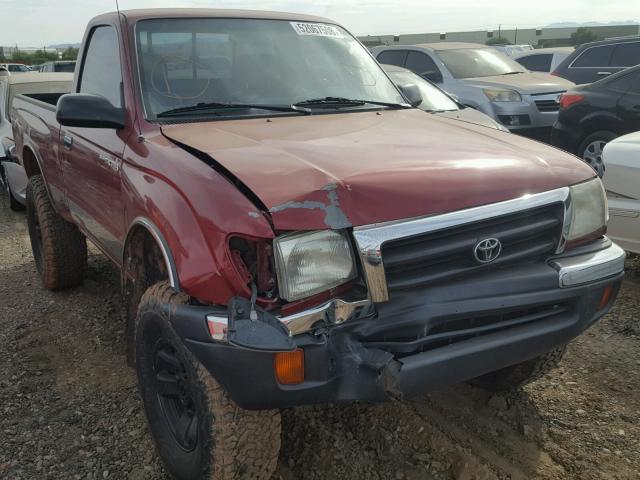 4TAPM62N4YZ666232 - 2000 TOYOTA TACOMA RED photo 1
