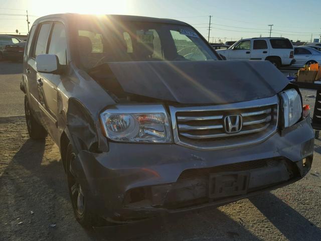 5FNYF4H33FB078466 - 2015 HONDA PILOT SE GRAY photo 1