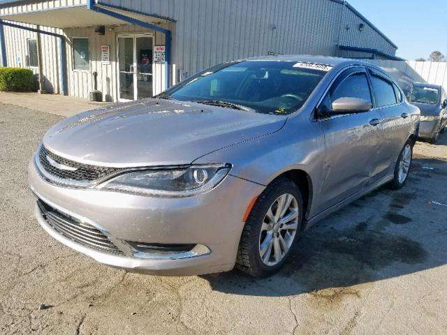 1C3CCCAB5GN125874 - 2016 CHRYSLER 200 LIMITE SILVER photo 2