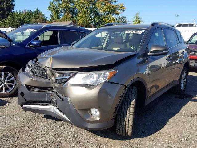 JTMDFREV4DD044753 - 2013 TOYOTA RAV4 LIMIT BROWN photo 2