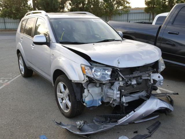 JA4MT41X08Z016115 - 2008 MITSUBISHI OUTLANDER SILVER photo 1