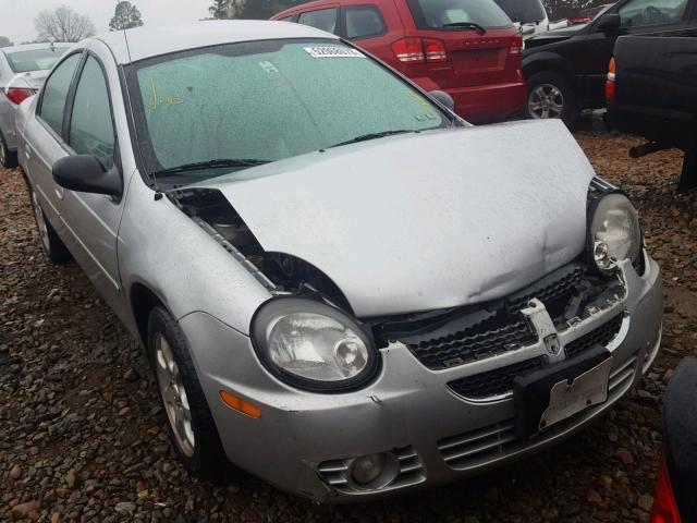 1B3ES56C43D190821 - 2003 DODGE NEON SXT SILVER photo 1