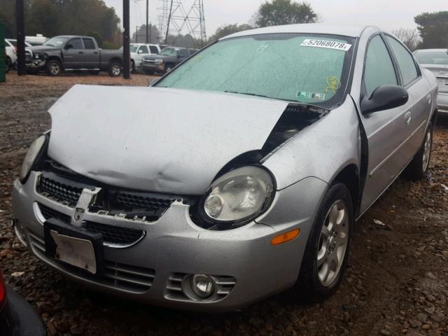 1B3ES56C43D190821 - 2003 DODGE NEON SXT SILVER photo 2