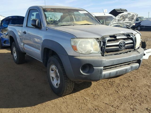 5TEPX42N15Z076554 - 2005 TOYOTA TACOMA SILVER photo 1