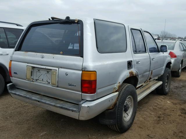 JT3RN37W5M0008903 - 1991 TOYOTA 4RUNNER RN SILVER photo 4