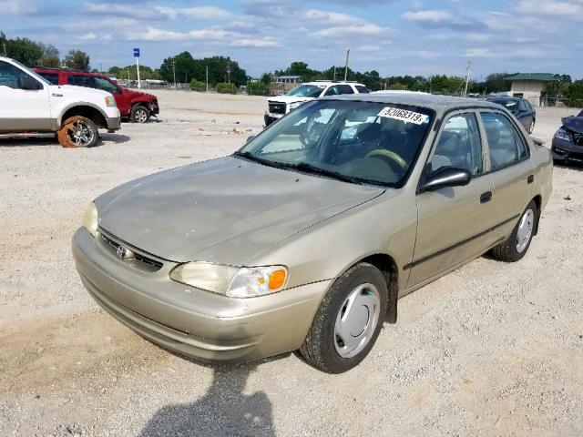 2T1BR12E6WC023469 - 1998 TOYOTA COROLLA VE GOLD photo 2