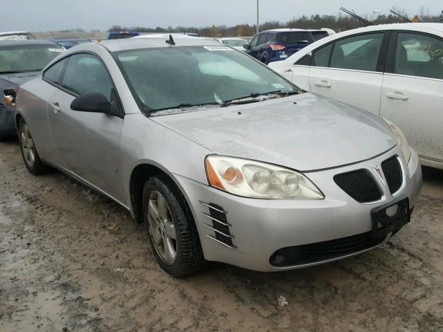 1G2ZH17N284153317 - 2008 PONTIAC G6 GT SILVER photo 1