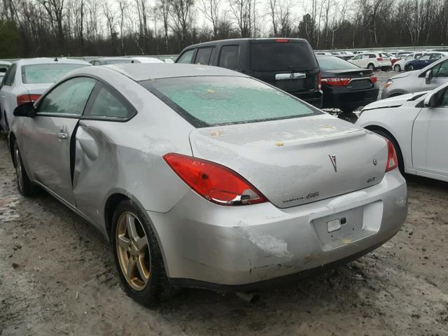 1G2ZH17N284153317 - 2008 PONTIAC G6 GT SILVER photo 3