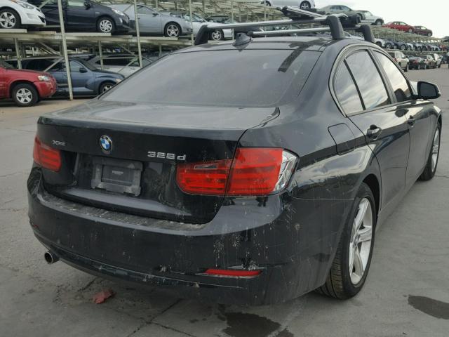 WBA3D5C58EKX98830 - 2014 BMW 328 D BLACK photo 4