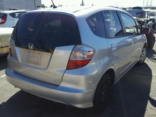 JHMGE8H36CS002226 - 2012 HONDA FIT GRAY photo 4