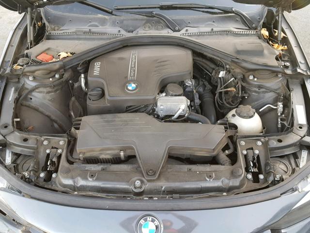 WBA3B1C56EPV79009 - 2014 BMW 320 I GRAY photo 7