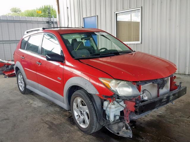 5Y2SL64814Z466492 - 2004 PONTIAC VIBE RED photo 1