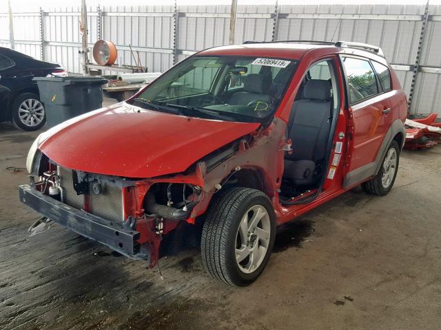 5Y2SL64814Z466492 - 2004 PONTIAC VIBE RED photo 2