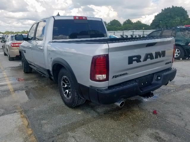 1C6RR7YT7HS670169 - 2017 RAM 1500 REBEL SILVER photo 3